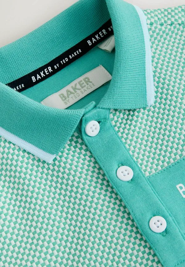 Шорты из фактурной ткани стандартного кроя Baker By Ted Baker, Green — фото 4
