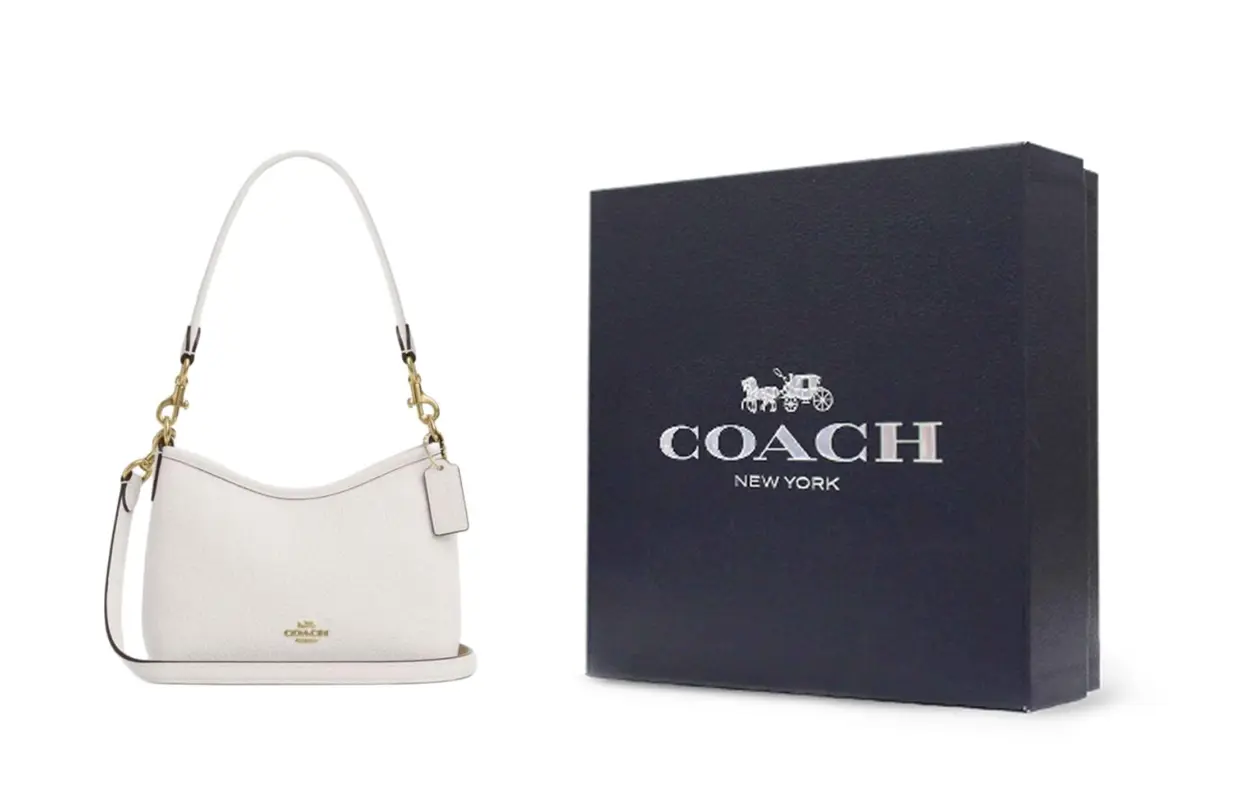 

COACH Кожаная сумка через плечо Лорел малая женская розовая