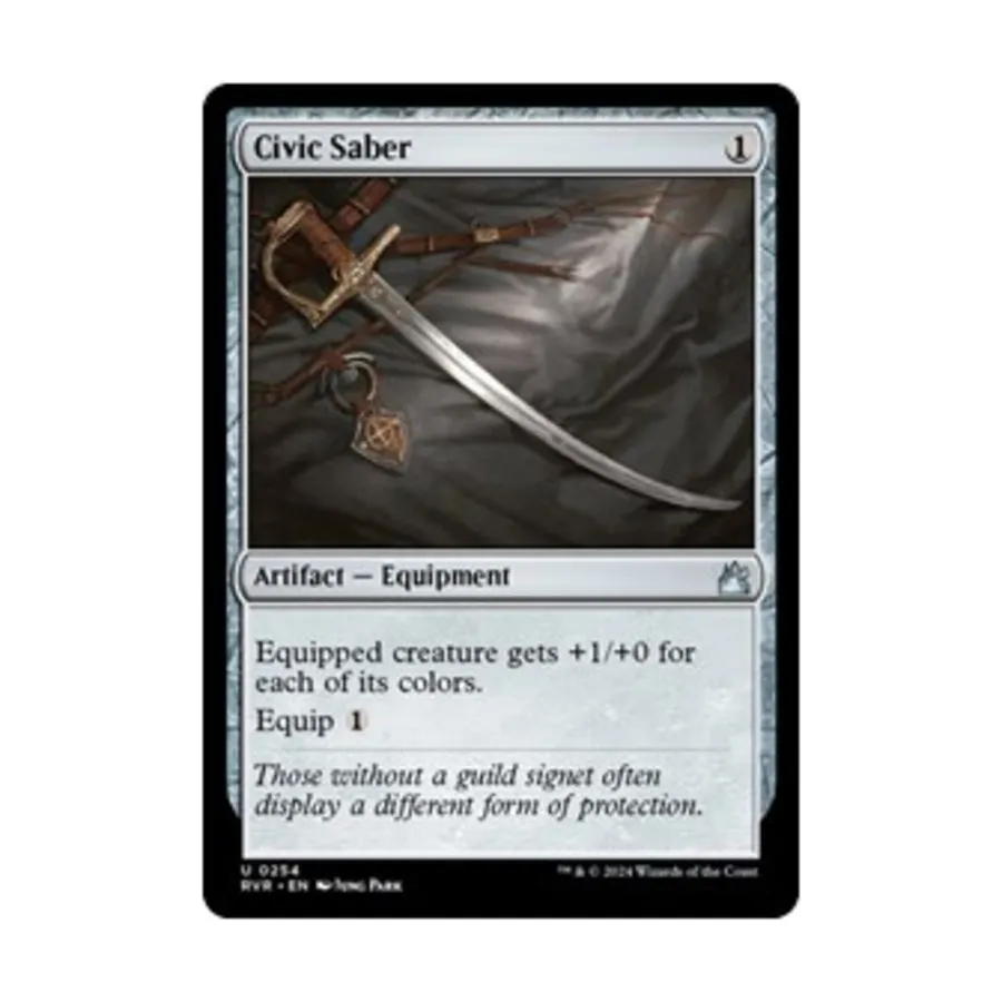 

CCG Гражданская Сэйбер (U), MTG - Ravnica Remastered