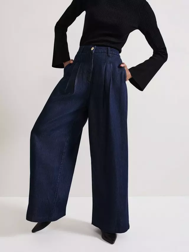 

Джинсы Phase Eight Cerys Wide Leg, цвет indigo