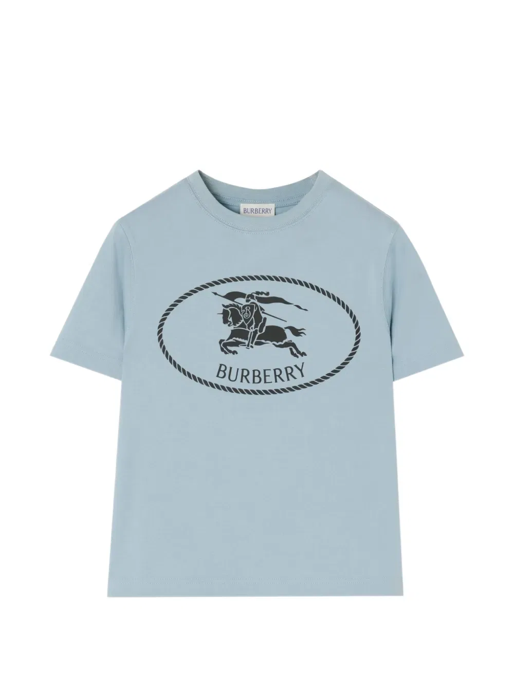 Хлопковая футболка Knight-Stamp Burberry Kids, синий