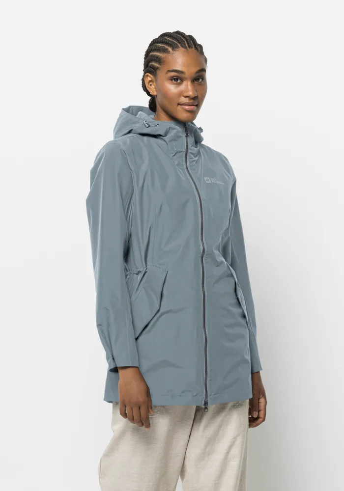 

Куртка Jack Wolfskin "DAKAR PARKA W", с капюшоном, цвет Citadel
