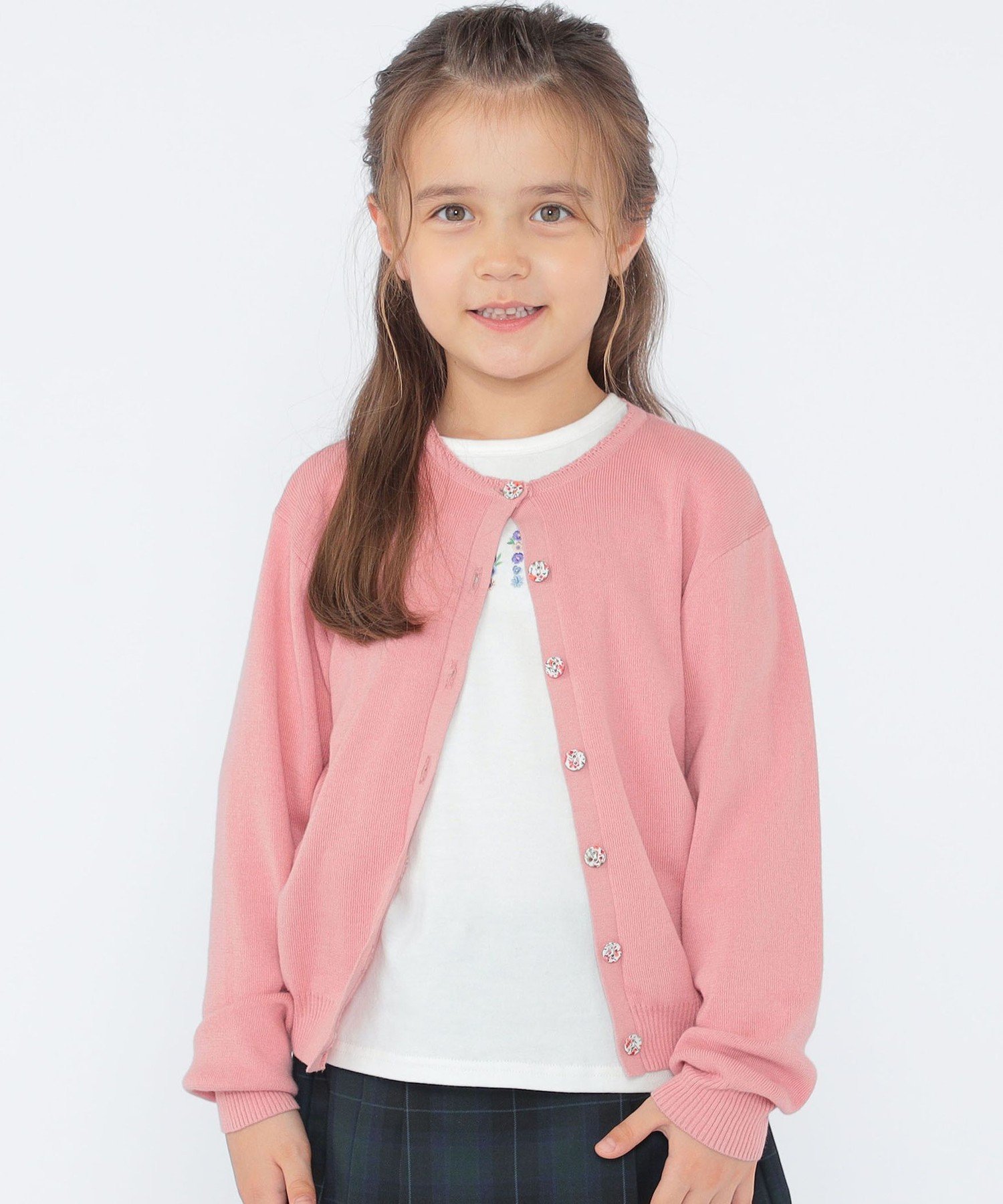 Детский кардиган SHIPS: 100–130 см / Вязаный кардиган Liberty SHIPS KIDS, Pink — фото 3