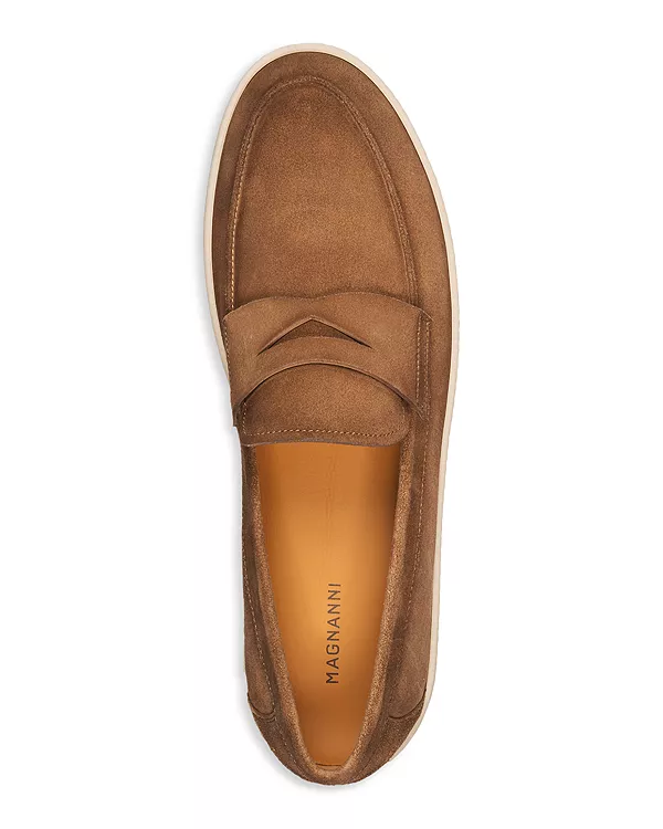 Мужские гибридные лоферы Lawford с монеткой - эксклюзив Magnanni, бежевый — фото 2
