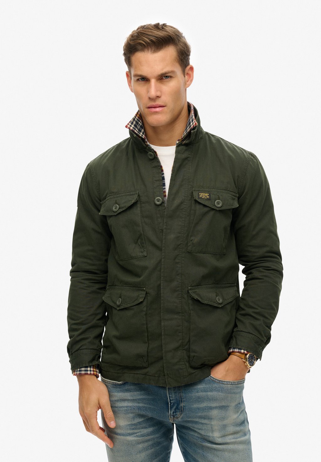 

Летняя куртка Superdry, зеленый