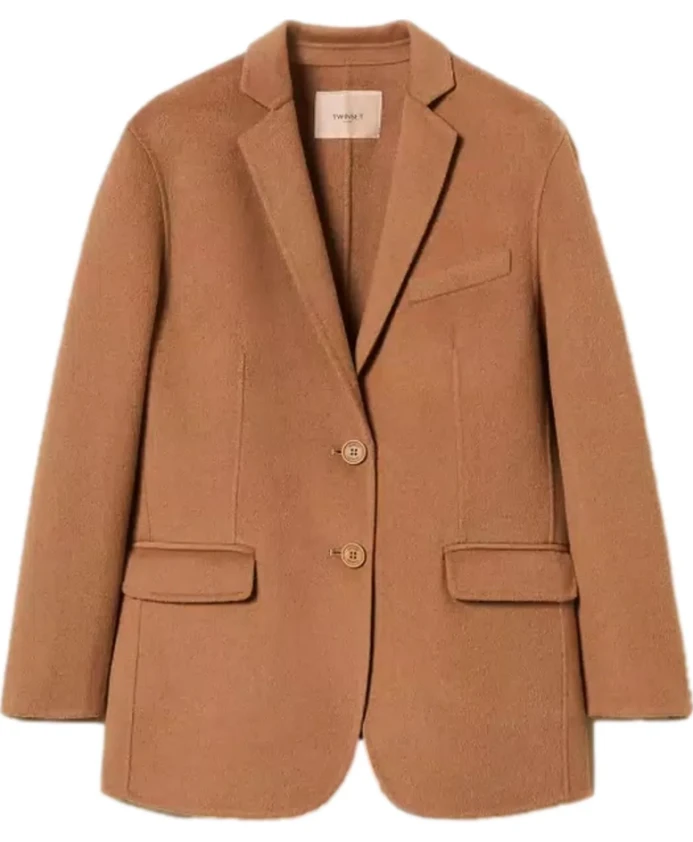 

Двойной блейзер Twinset, коричневый