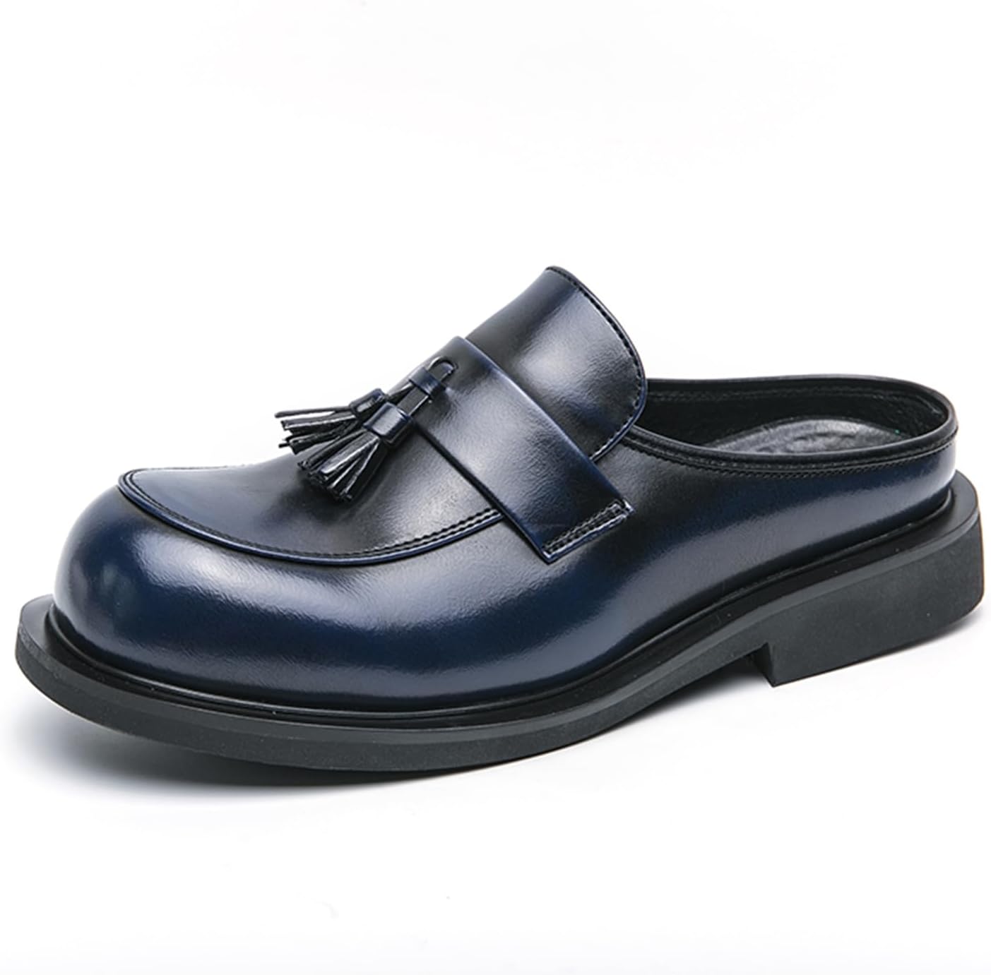 

Мужская модная повседневная обувь Abborora, деловые туфли, мужские мокасины-тапочки из кожи, слипоны, синий