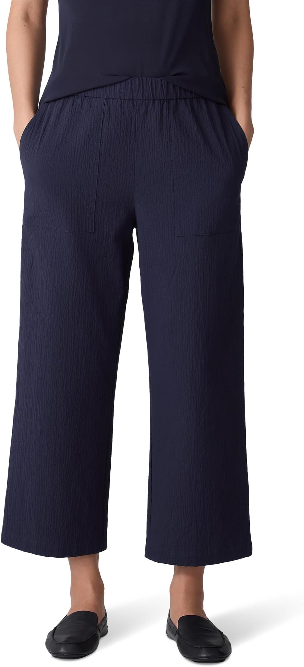 

Брюки Eileen Fisher Straight Cropped Pants, Ink