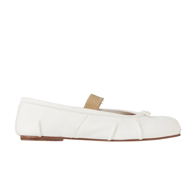 Кроссовки Maison Margiela Maison Margiela Wmns Tabi Ballerina Flat Elastic Band 'Ivory Nude', кремовый