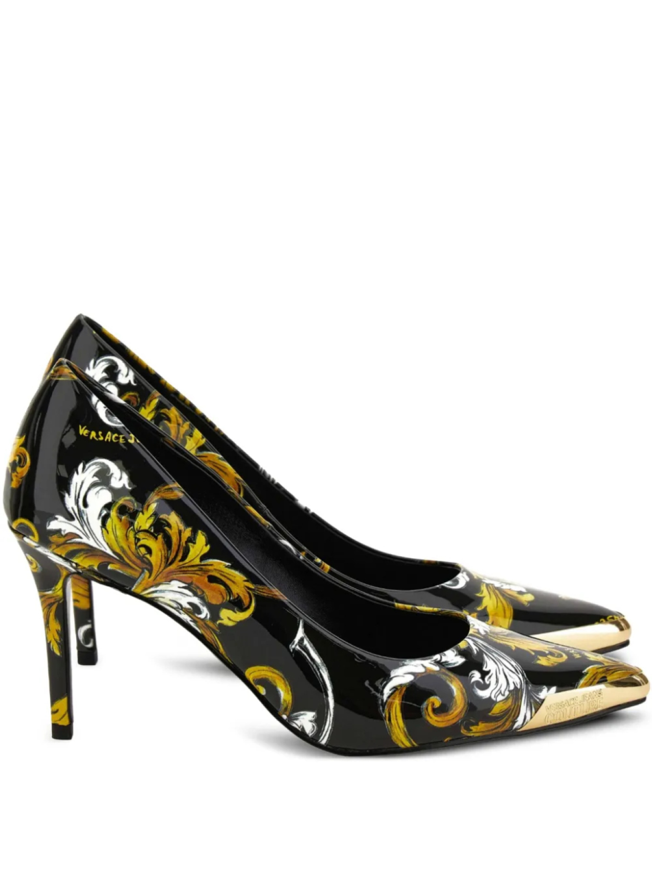 Versace Jeans Couture туфли с принтом, черный
