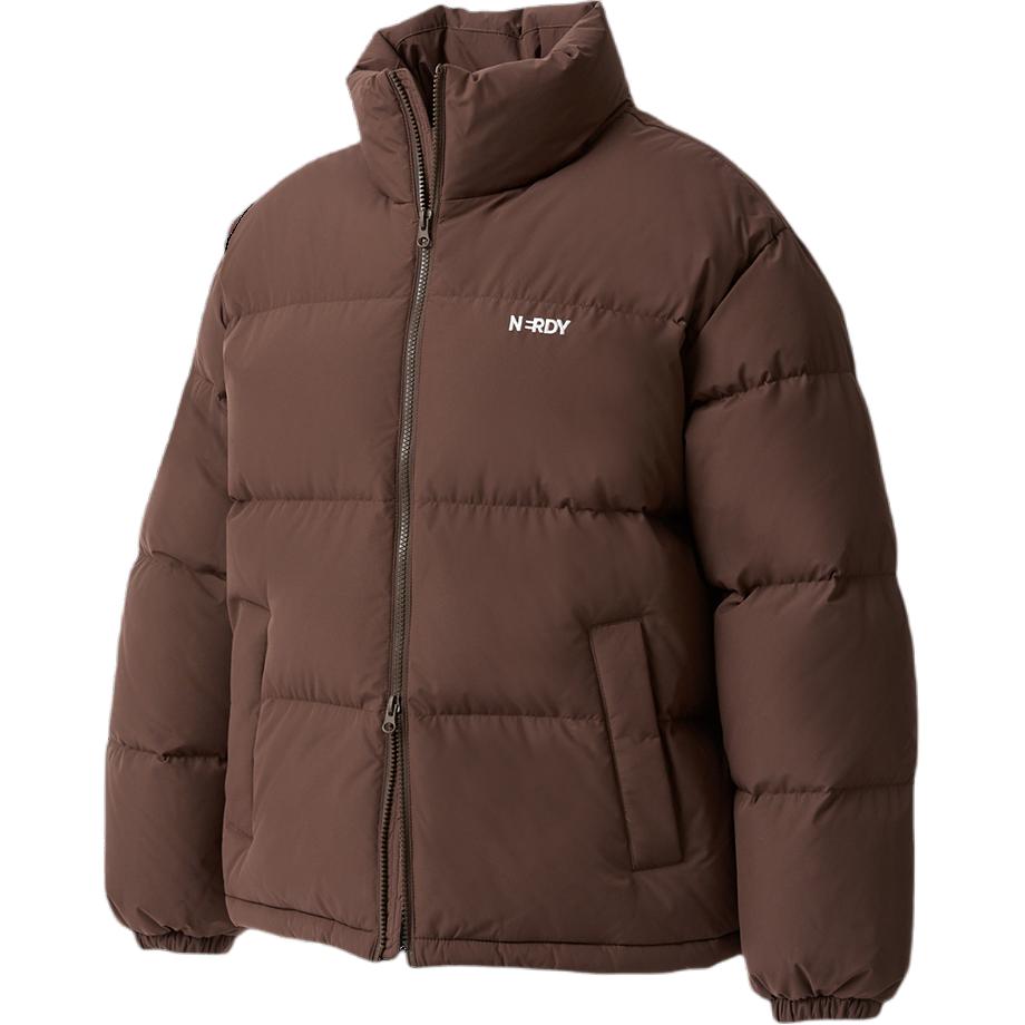 

Nerdy Куртка пуховая унисекс коричневая, Brown