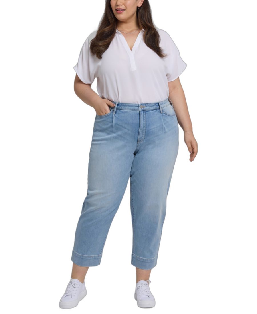 

Джинсы-баллоны больших размеров до щиколотки NYDJ, Santiago Sea