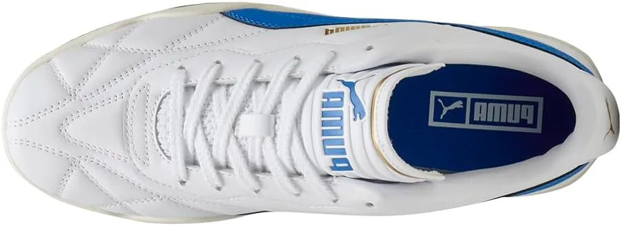Кроссовки PUMA мужские Tifosi Lux на шнуровке, повседневные - белые, белый — фото 4