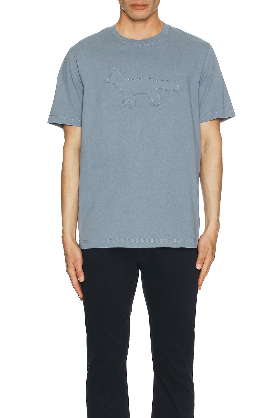 

Футболка Crafted Profile Fox Comfort Maison Kitsune, Zinc Grey