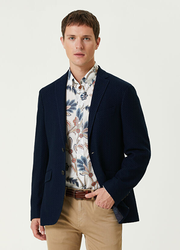 Куртка из сирсакера Etro, синий