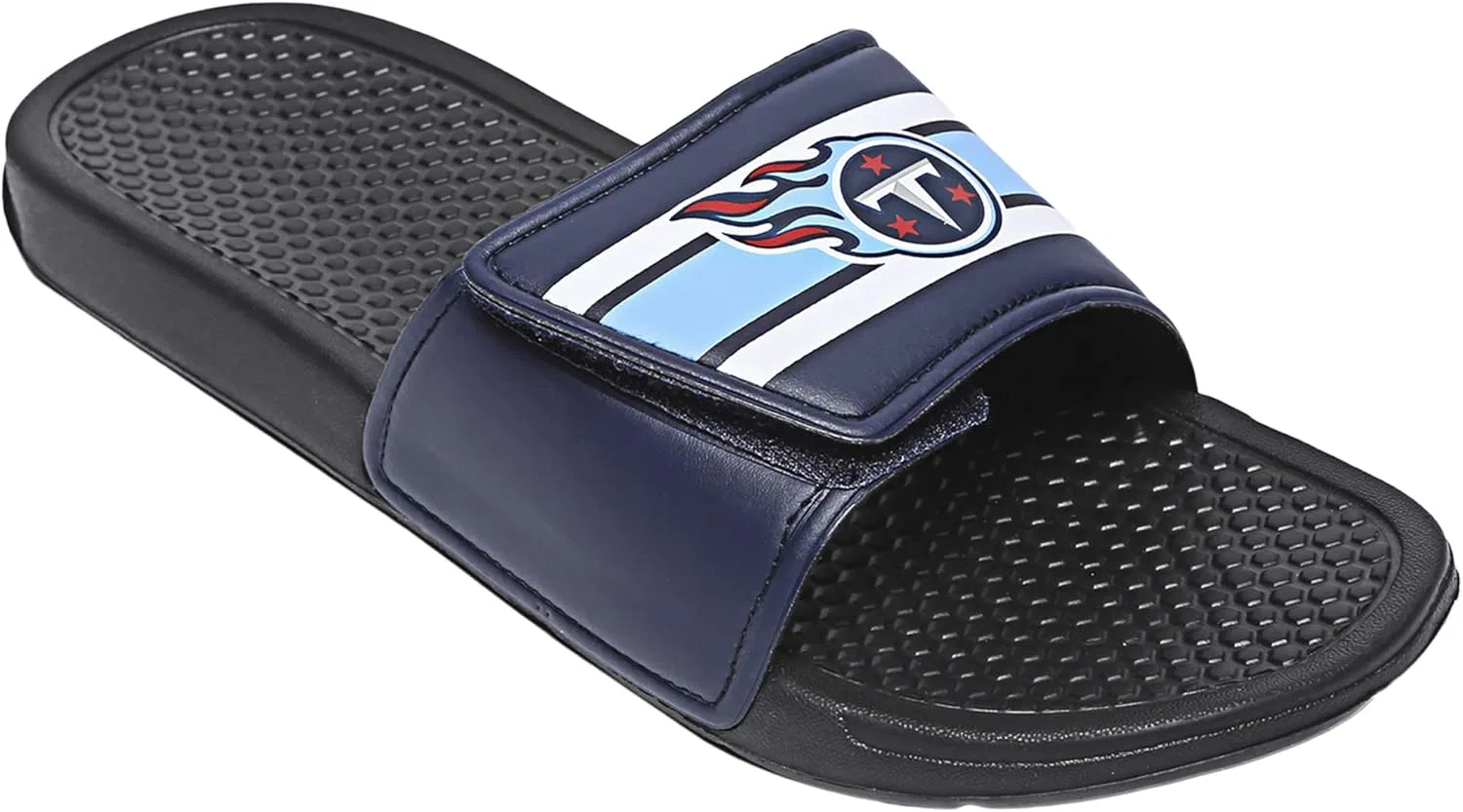 Мужские спортивные тапочки FOCO Legacy Velcro Sport Slide New York Giants Legacy Sport с застежкой-липучкой - размер Large, Cropped Logo — фото 3