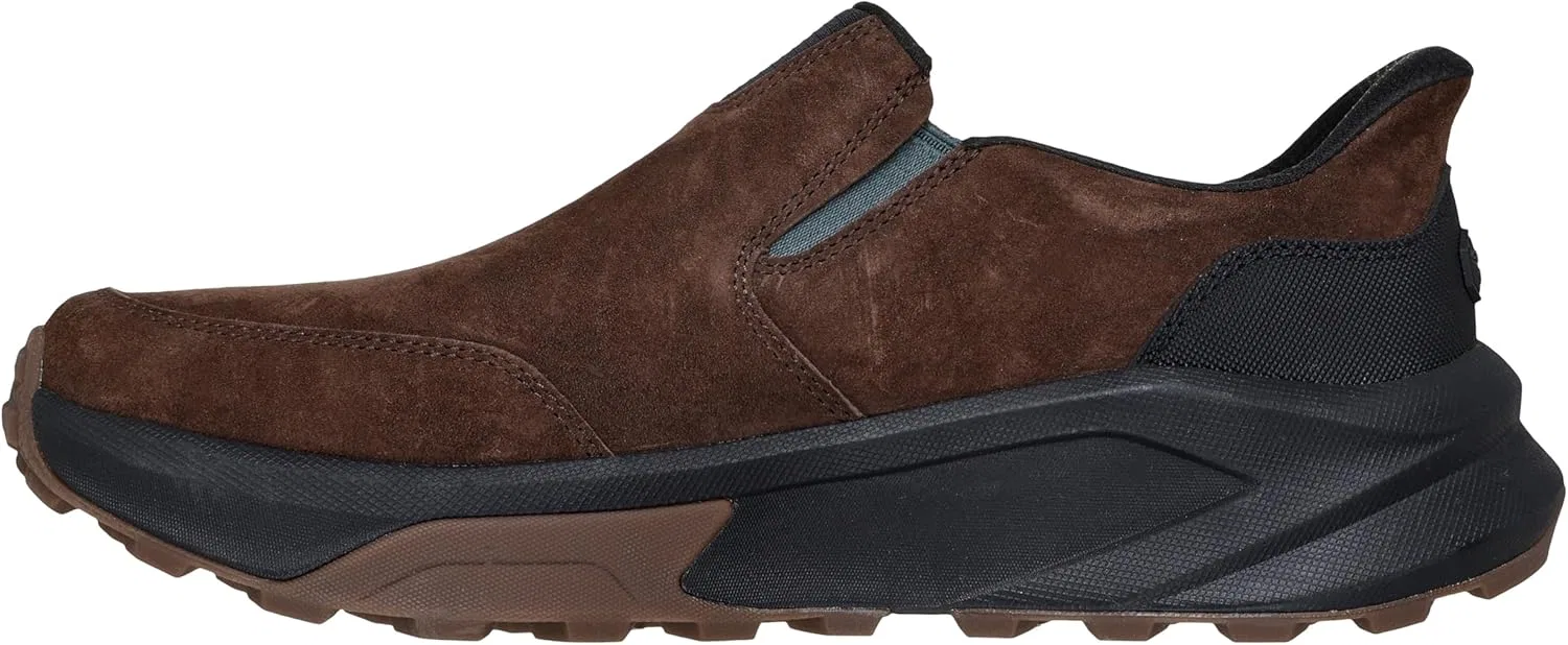 Мужские слипоны Skechers Slip X John Deere Relaxed Fit: повседневная обувь Knox-Renzo Slip On для мужчин, Brown — фото 2
