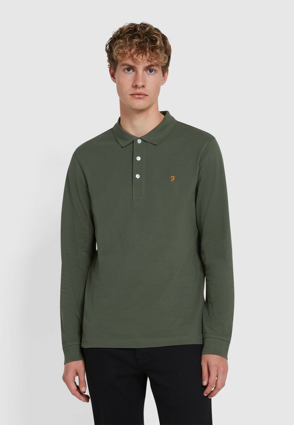 

Лонгслив BLANES SLIM FIT - Polo shirt Farah, зеленый