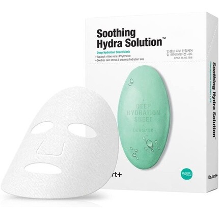 

Jart+ Soothing Hydra Solution тканевая маска для унисекс — упаковка из 5 шт. Dr. Jart
