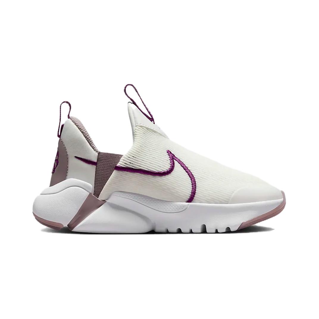 Кроссовки для бега Flex Plus Cushioning с низким верхом, износостойкие, для детей от 3 до 7 лет Nike, белый/фиолетовый — фото 2