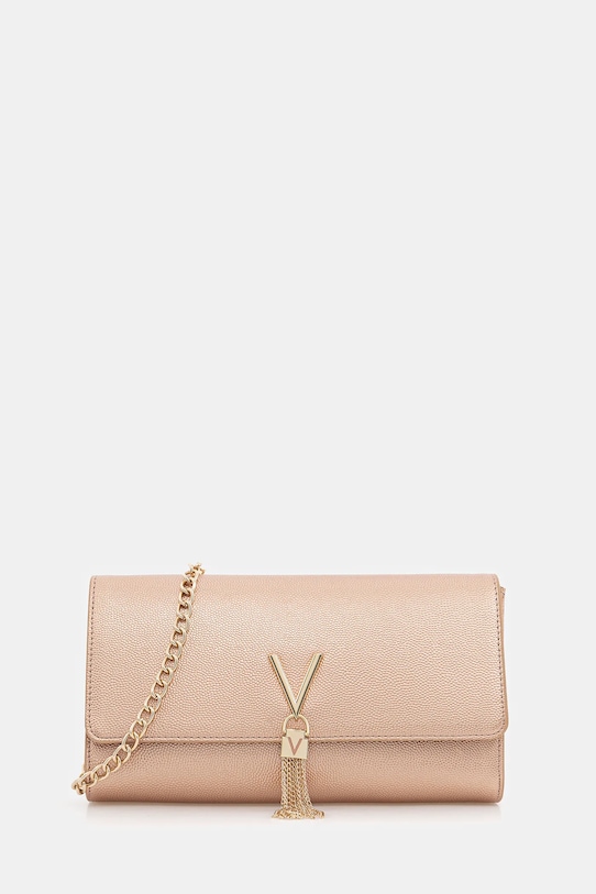 

Кожаный клатч Valentino Bags, золотой