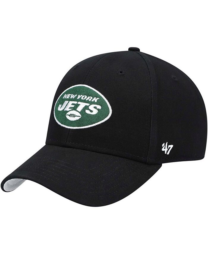 

Черная регулируемая кепка Little Boys and Girls New York Jets Basic Team MVP '47 Brand, черный