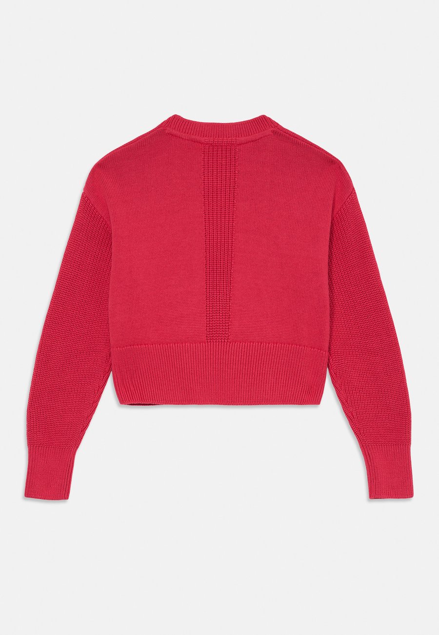 Джемпер Tommy Hilfiger LOGO EMBROIDERY RELAXED CREW NECK JUMPER, Vintage Cerise/Light Red — фото 2
