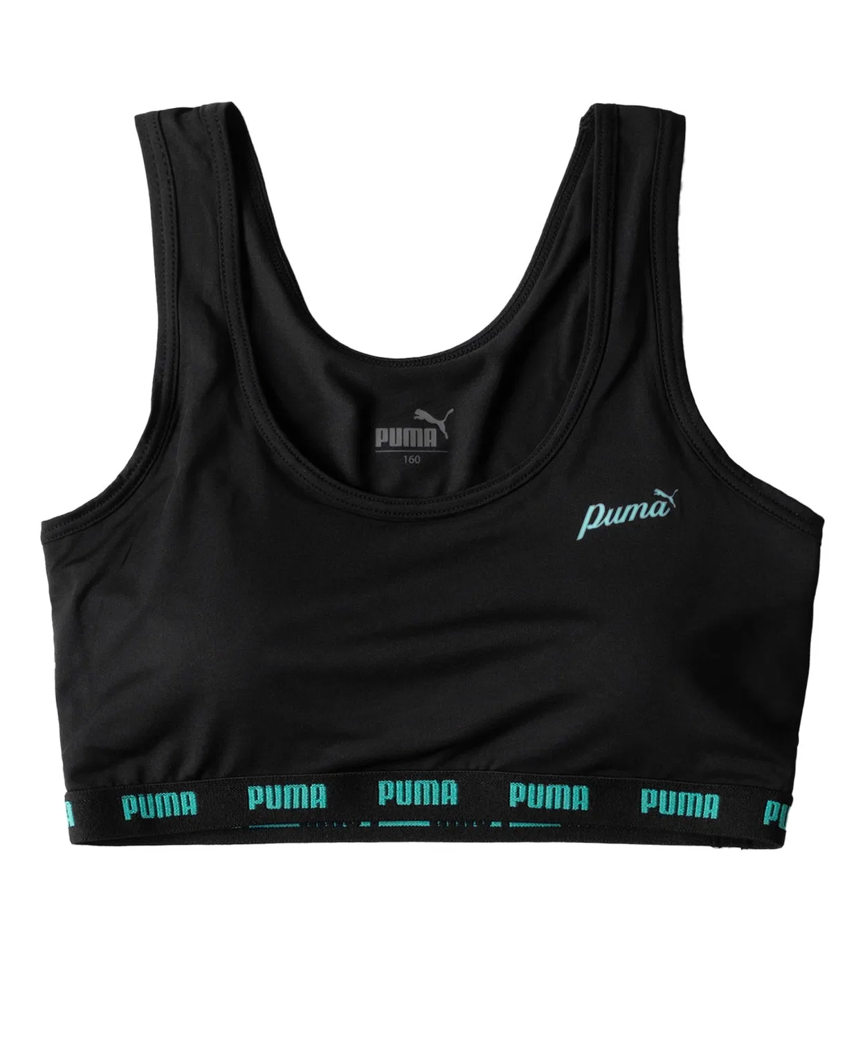 Спортивный бюстгальтер и шорты PUMA, набор, тёмно-синий — фото 3