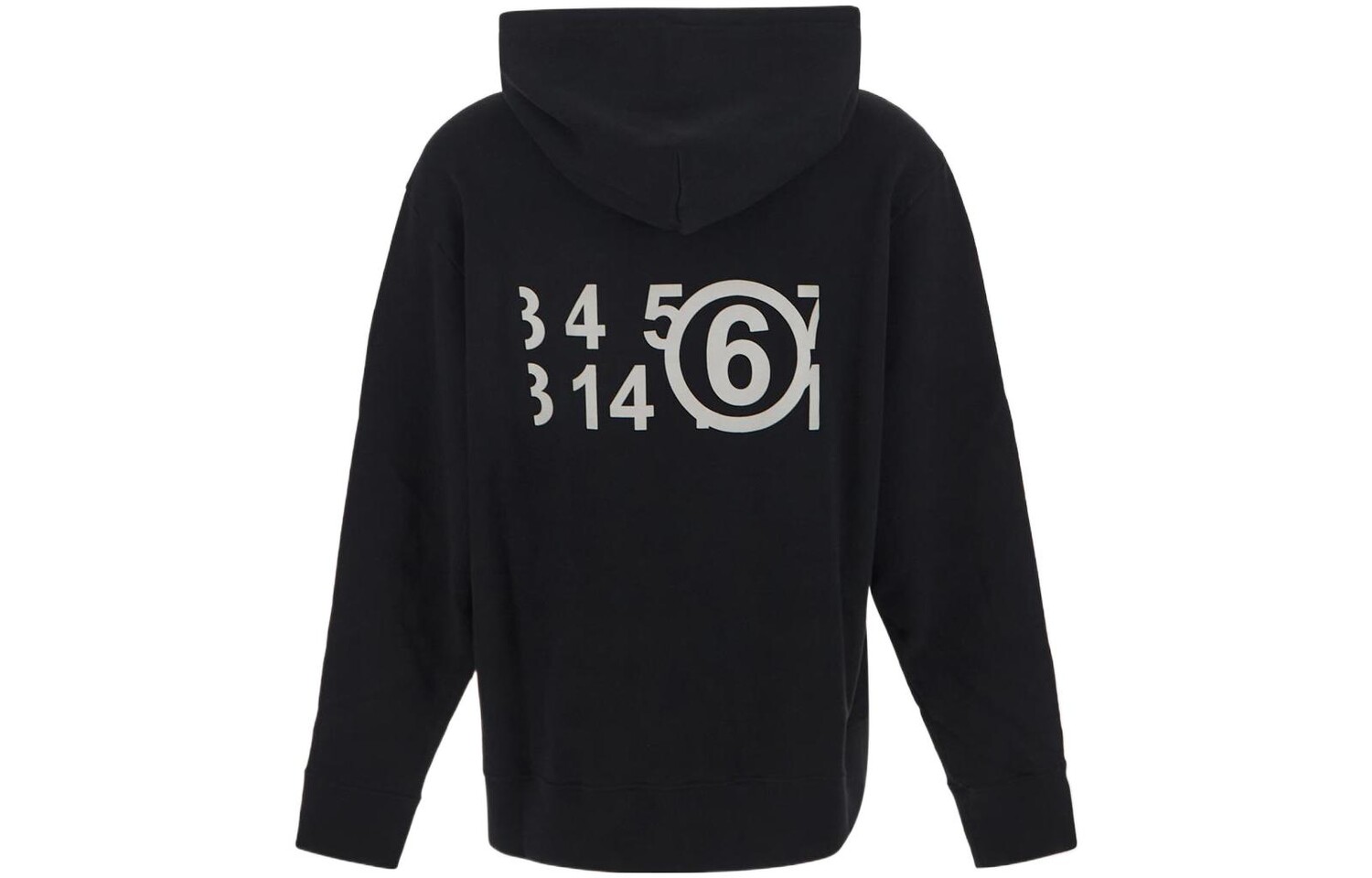 

Толстовка женская Mm6 Maison Margiela, черный / белый