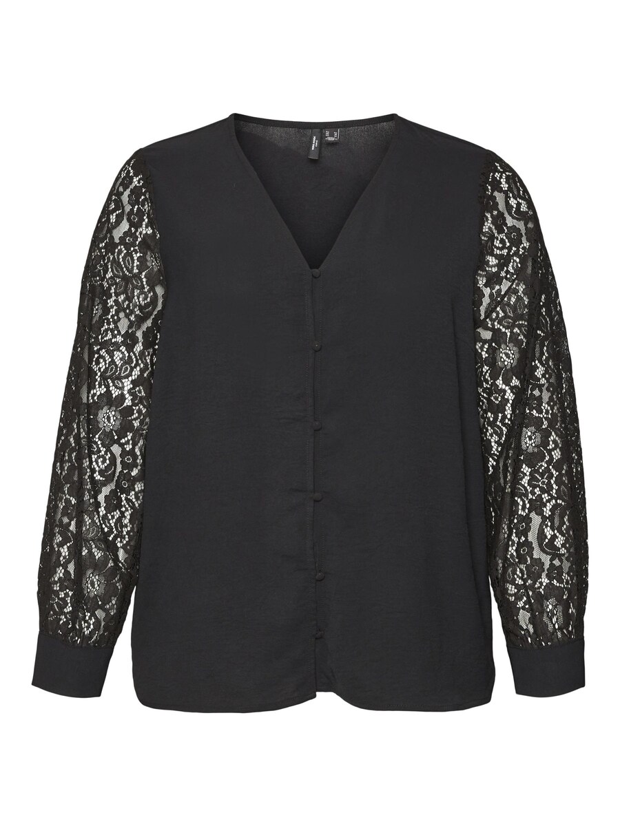 

Кружевная блузка Vero Moda Curve Blouse CALVA, черный