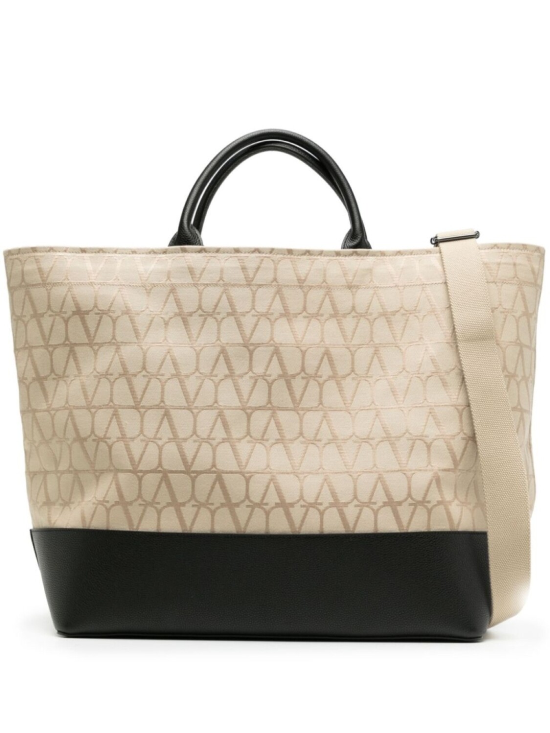 

Valentino Garavani сумка-тоут с узором Toile Iconographe, нейтральный цвет