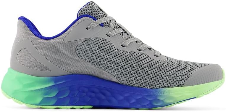 Кроссовки New Balance Unisex-Child Fresh Foam Arishi V4 с шнуровкой, синий/серый — фото 3