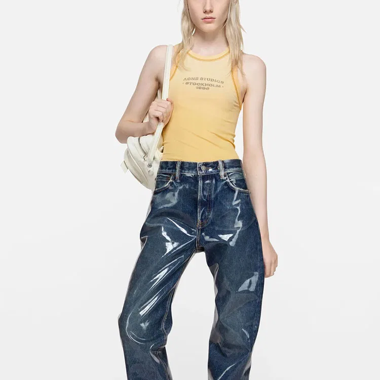 Топ Acne Studios SS26 Unisex светло-желтый — фото 4
