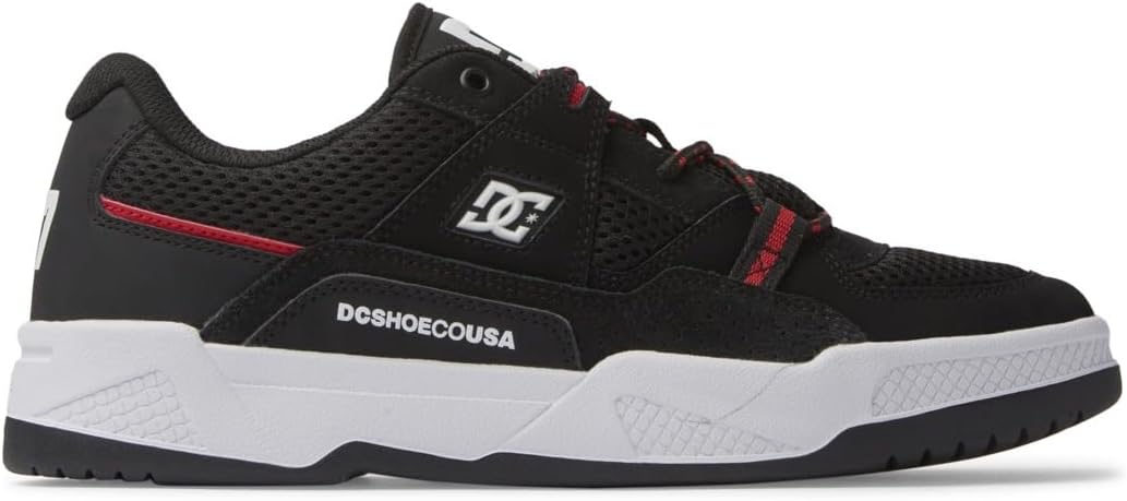 Кроссовки DC Shoes Construct для мужчин, черный/оранжевый — фото 2