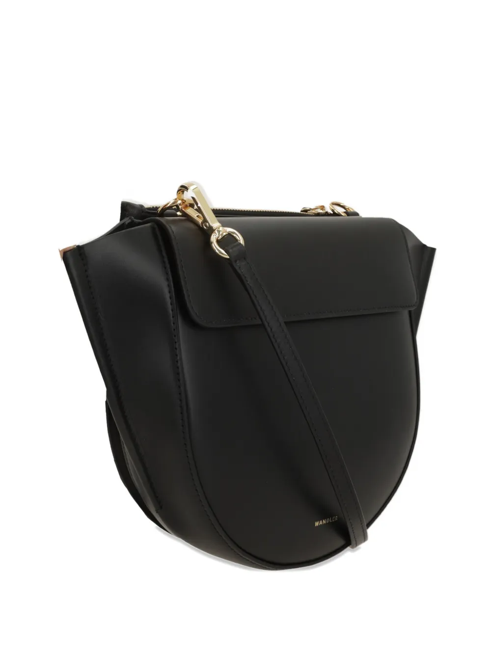 

Маленькая кожаная сумка-тоут Hortensia Wandler, черный