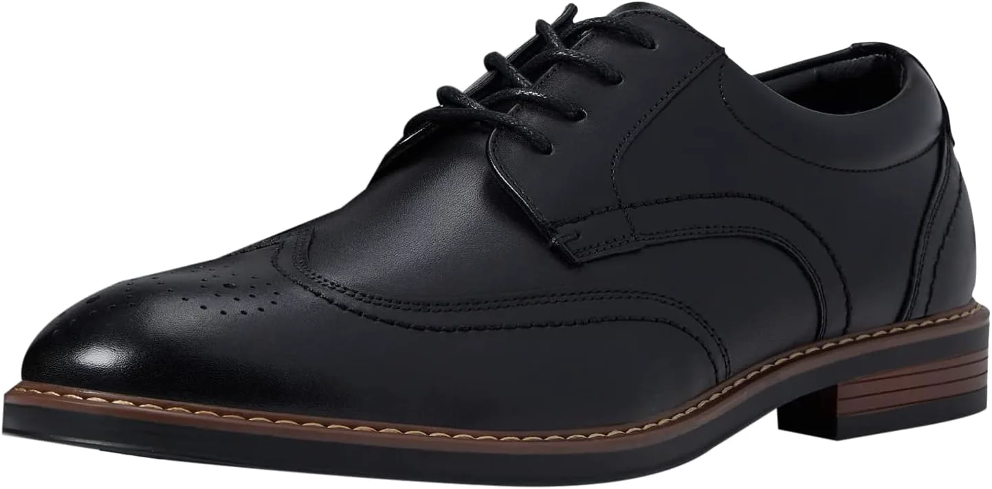 

Мужские туфли Nunn Bush, Centro Flex Wingtip Oxford, черный