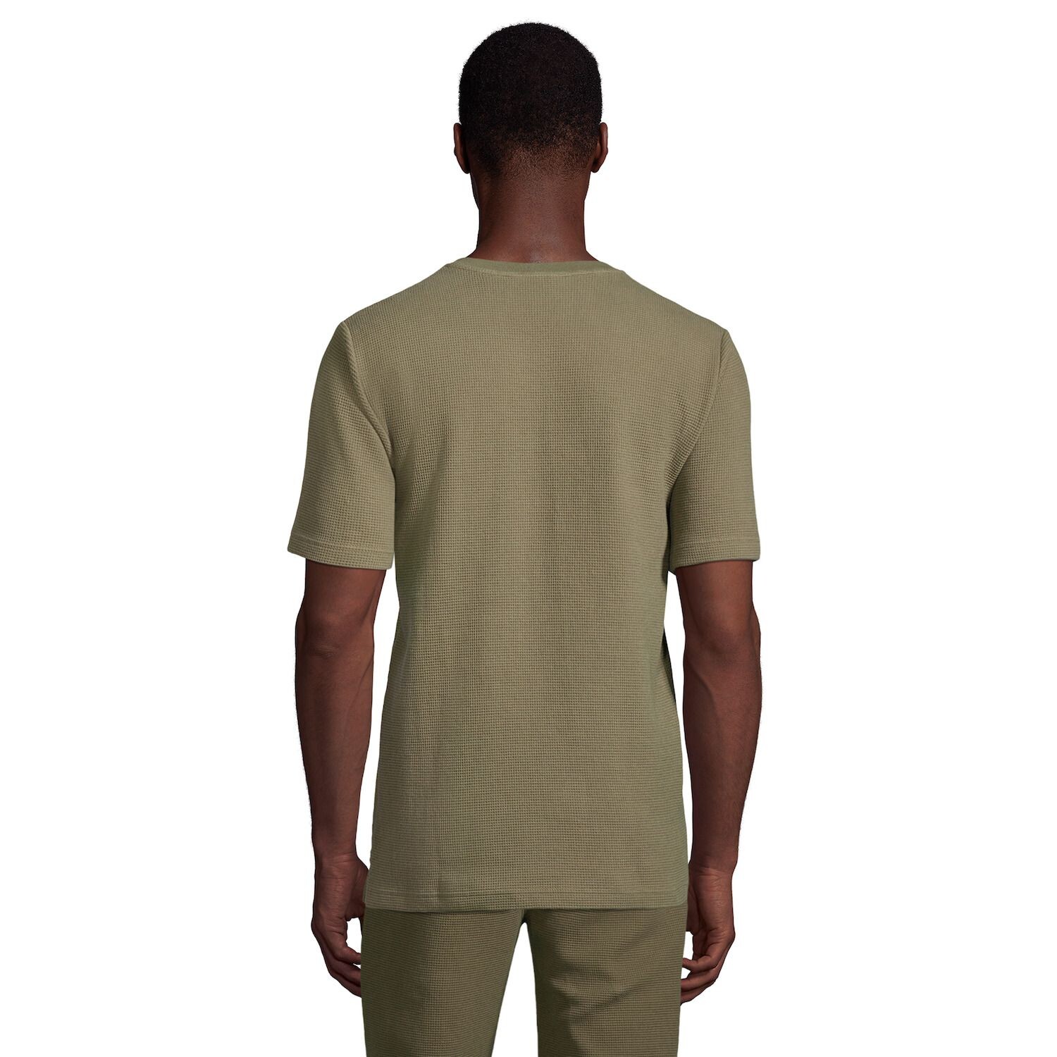 

Вафельная пижама Big & Tall Henley Lands' End