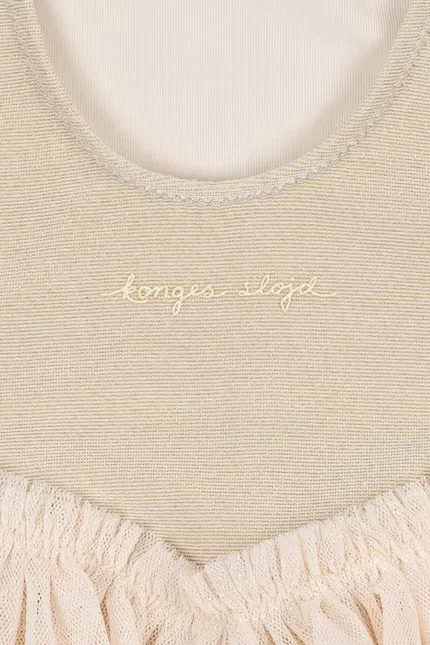 Купальник детский цельнокроеный Amandine Swimsuit Konges Sløjd, бежевый — фото 4