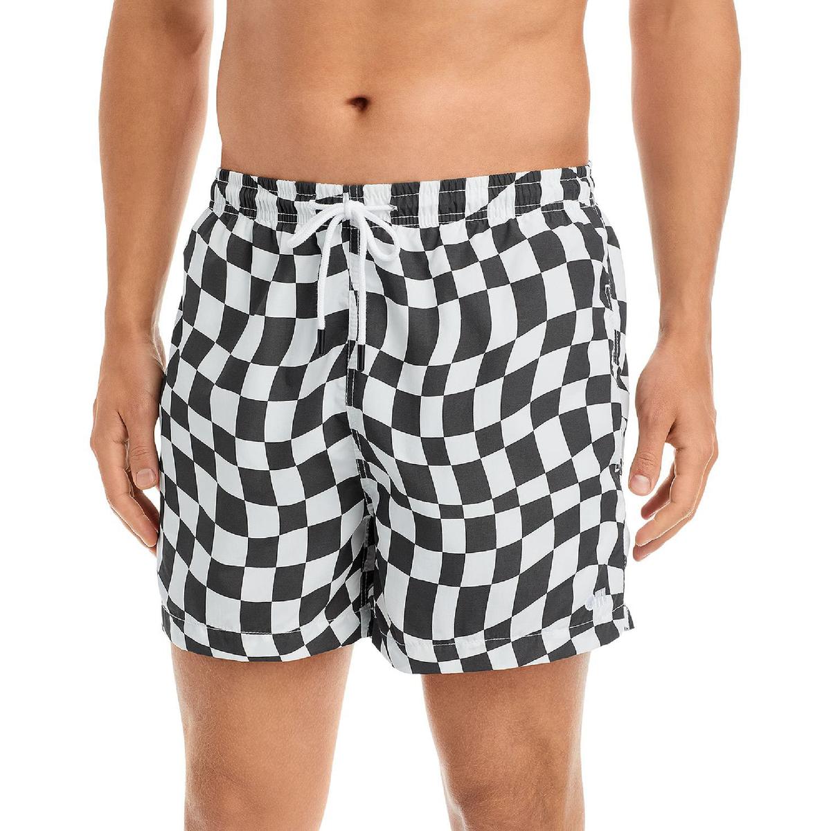 

Мужские клетчатые плавки Solid & Striped, цвет wavy check