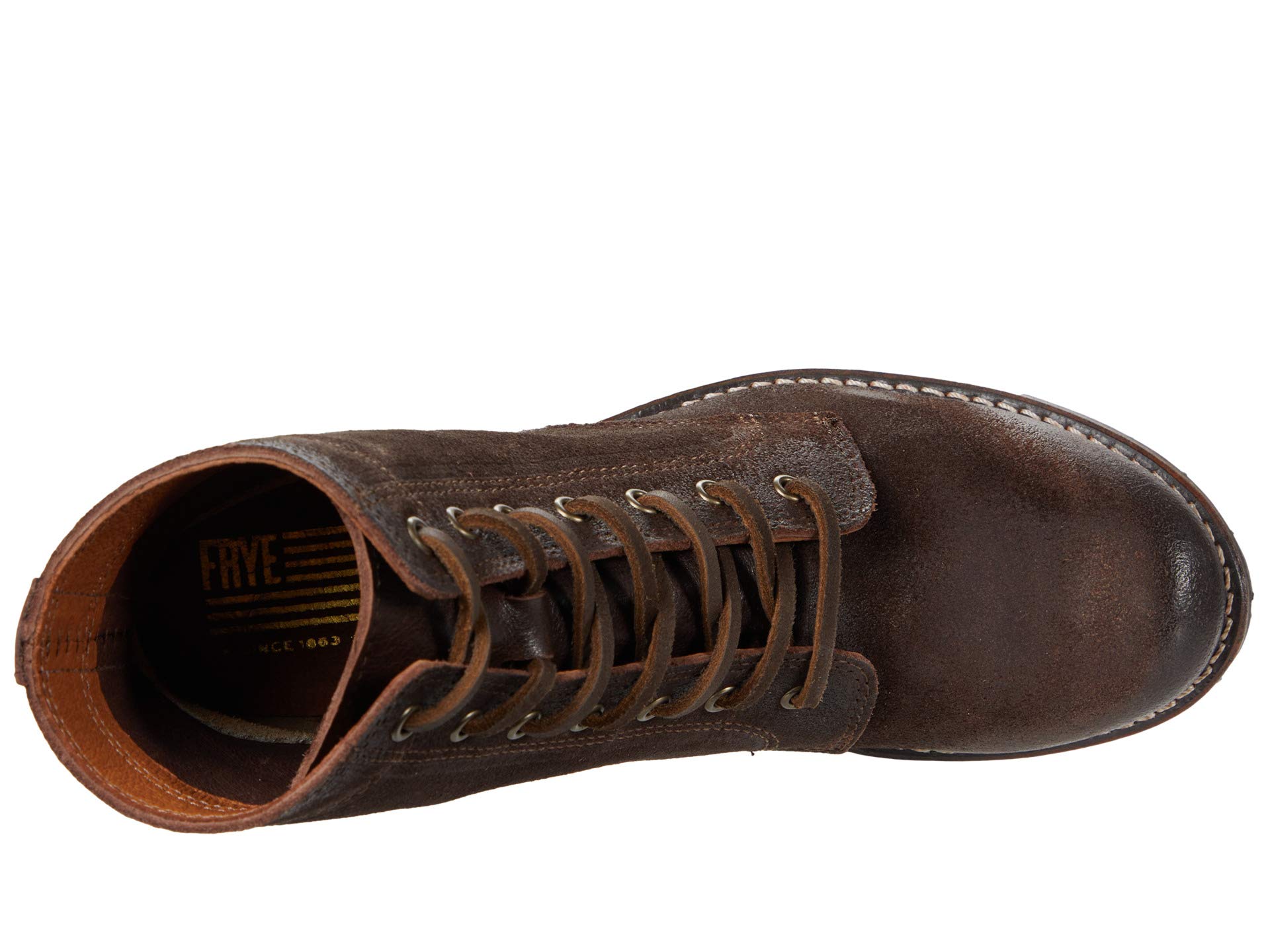 Ботинки Frye Sabrina 6G Lace Up, Dark Brown Oiled Suede — фото 2