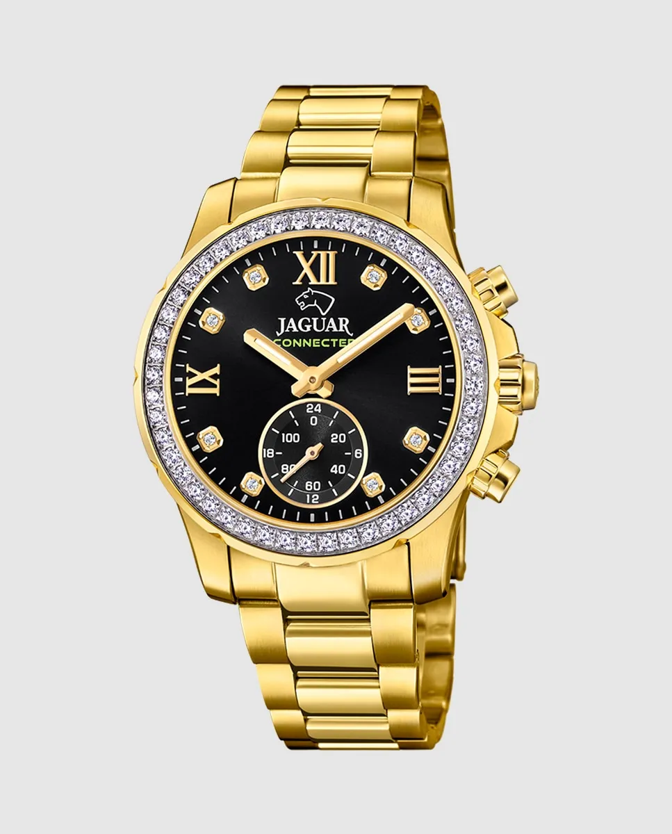 

J984/1 Женские часы Connected в корпусе из золотой стали Jaguar