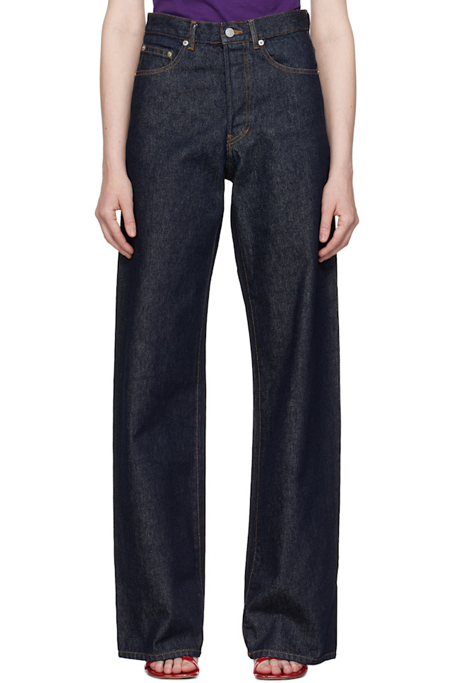

Прямые джинсы Dries Van Noten, индиго