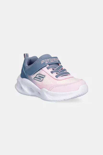 Кроссовки с подсветкой Skechers Sola Glow, розовый