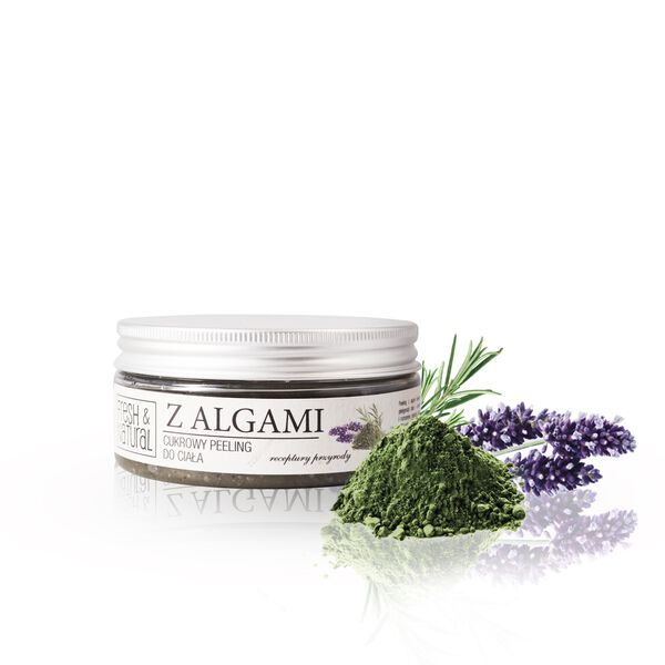 

Сахарный скраб для тела с водорослями, 250 г Fresh & Natural