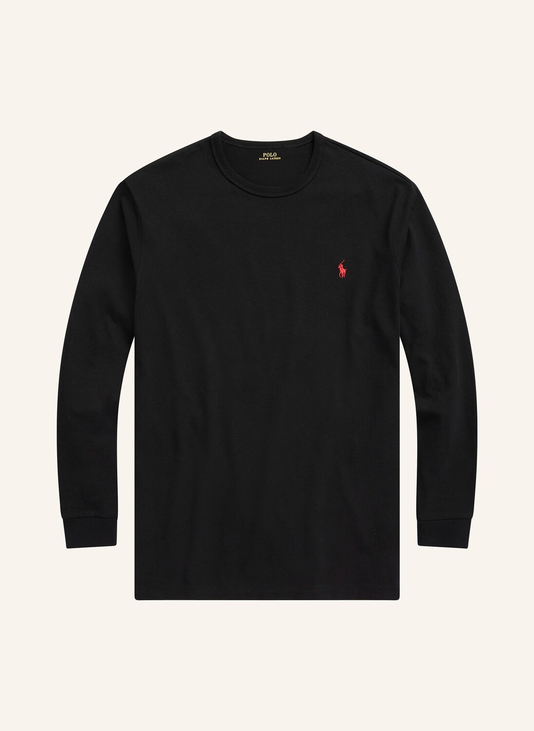 

Лонгслив POLO RALPH LAUREN Big & Tall, черный