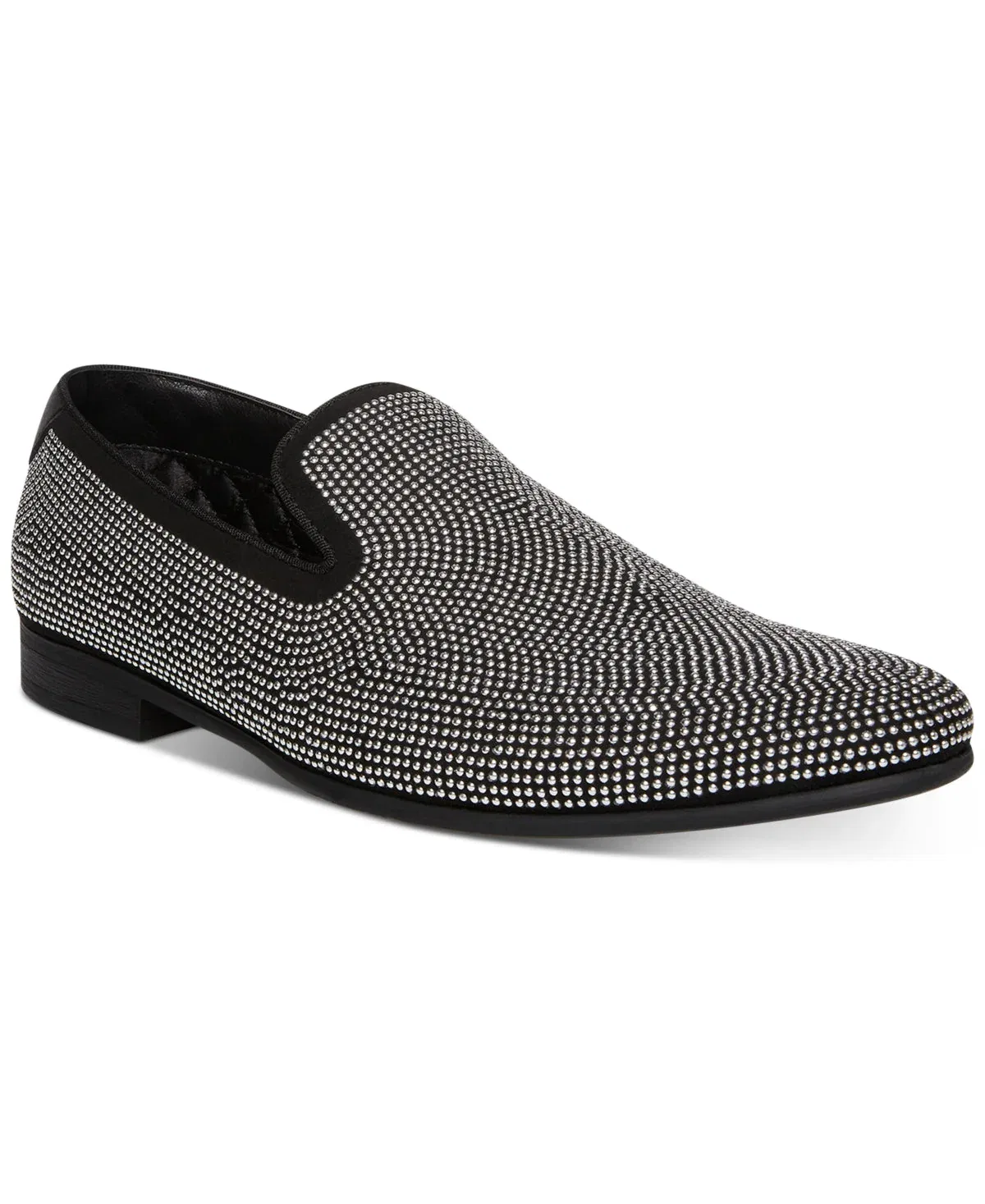 Мужские туфли-слипоны Steve Madden Mezmoryz Stud, черный/серебристый