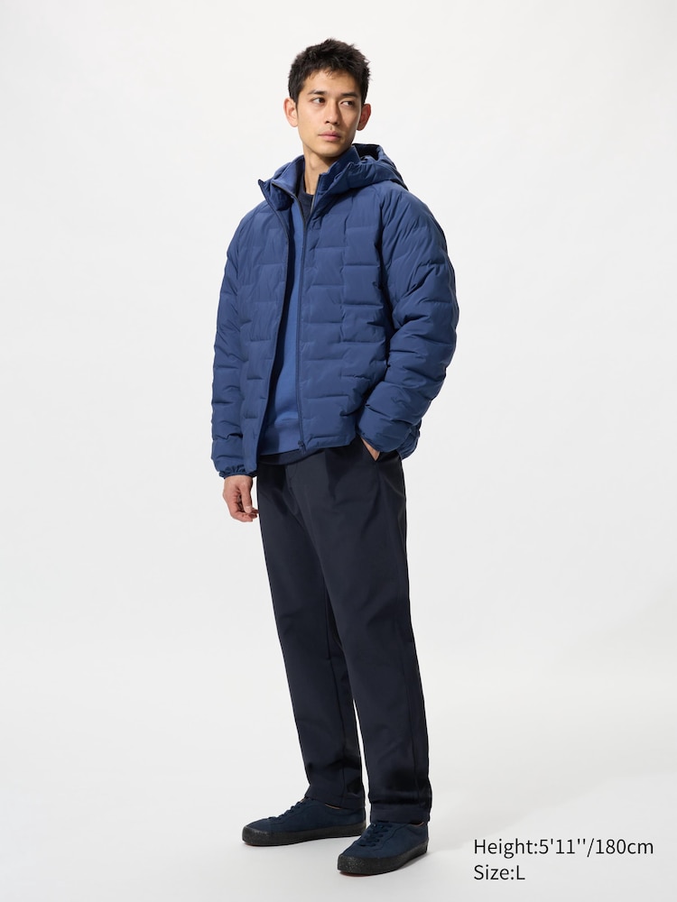 

Легкие брюки heattech Uniqlo, цвет 69 синий