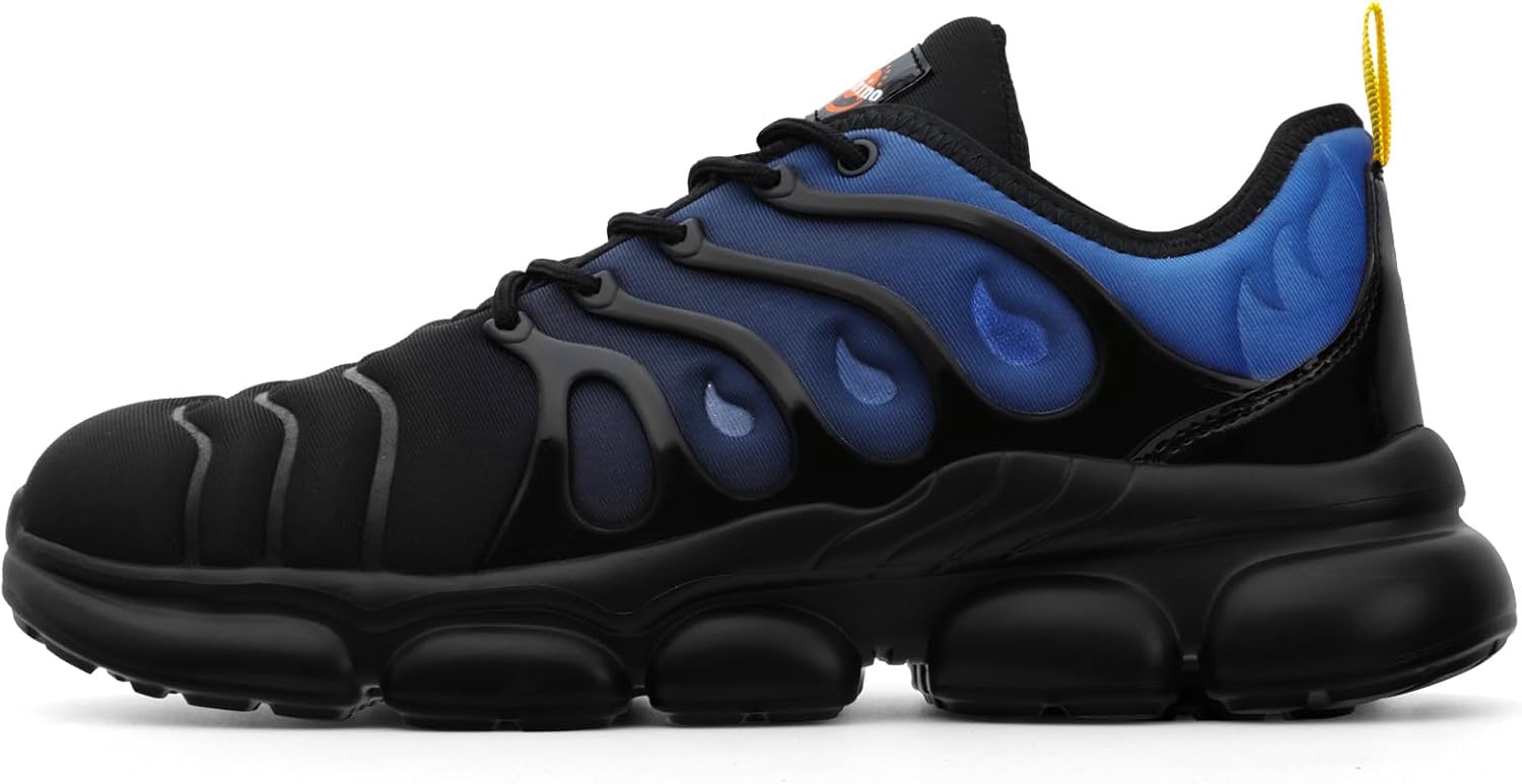 

Рабочие кроссовки со стальным носком для мужчин и женщин, удобные и легкие, с композитным защитным носком, противоскользящая, неразрушимая рабочая обувь для строителей Drrhino, синий