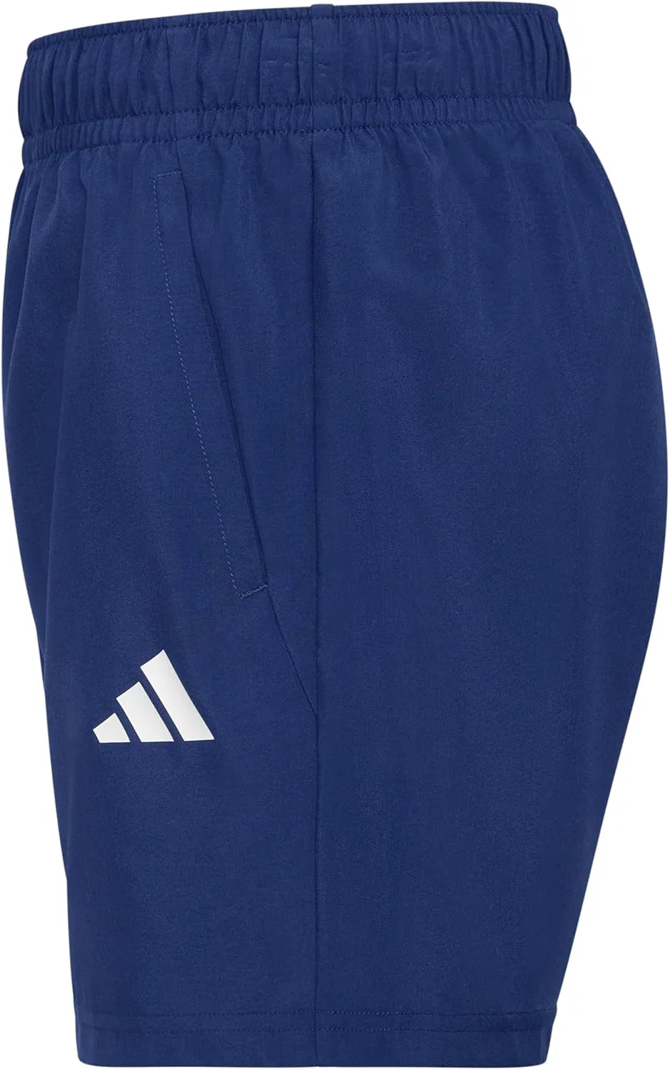 Детские шорты Adidas Essentials с маленьким логотипом, темно-синий — фото 4