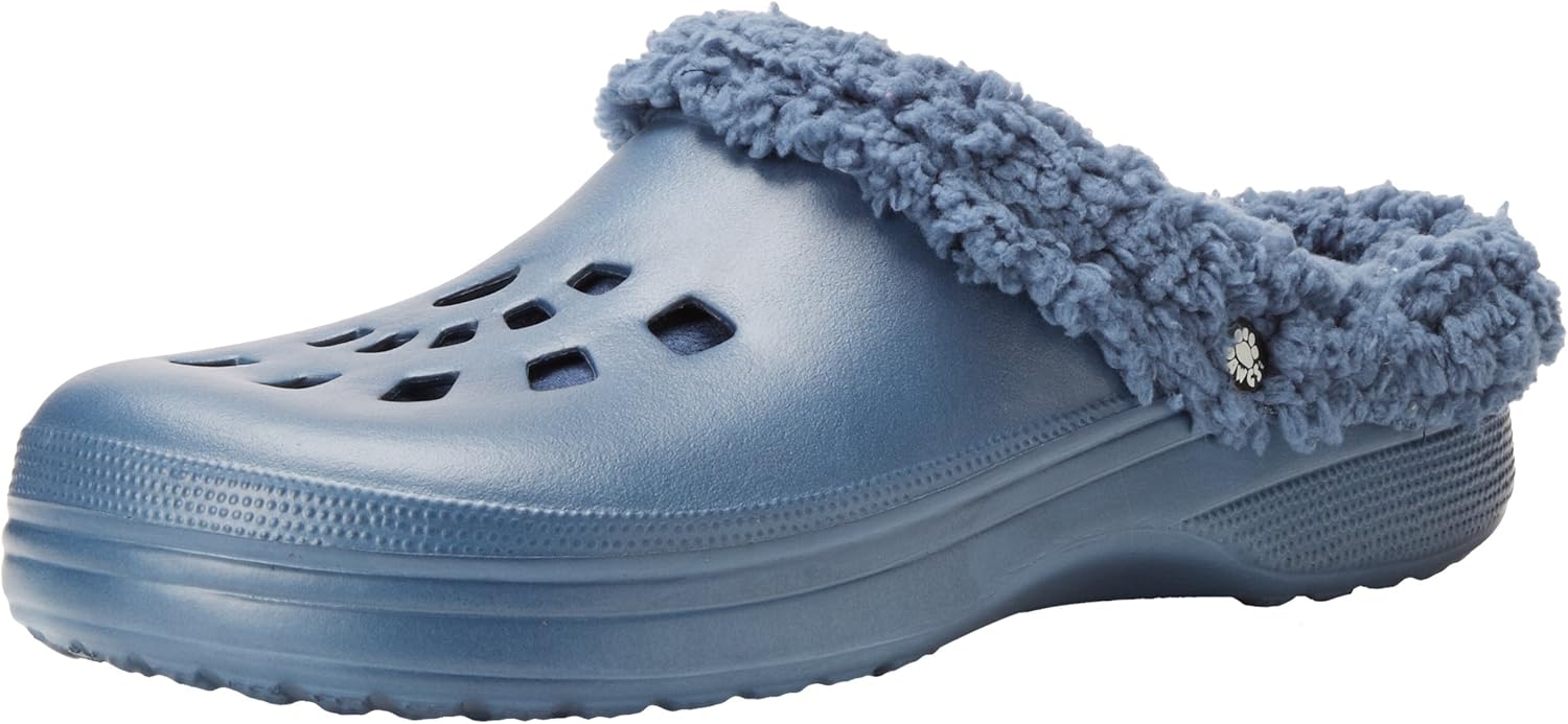 

Мужские флисовые тапочки Dawgs для дома и улицы, темно-синий